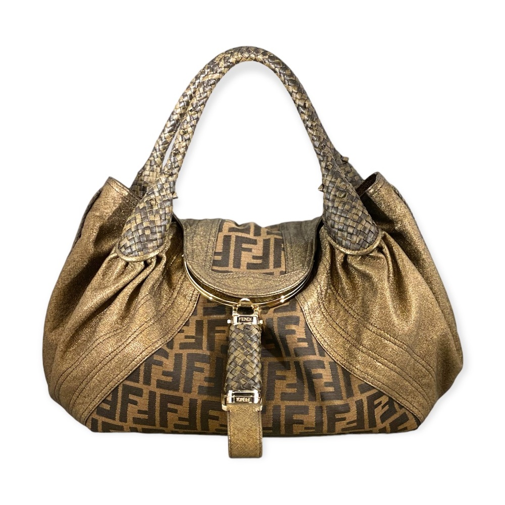 Metallic Fendi Spy Bag